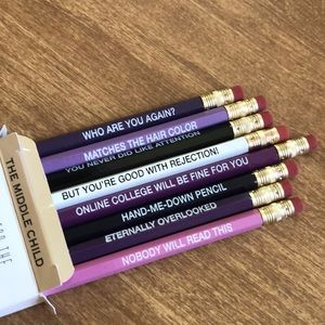 Pencils for the middle child